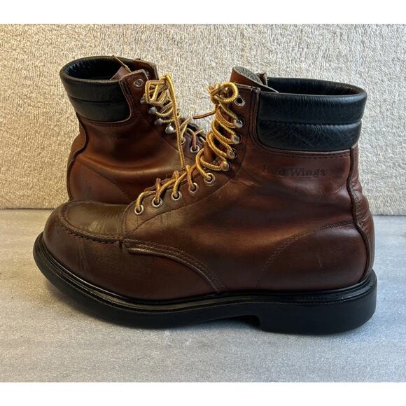Red Wing 404 SuperSole Rubberneck Leather Soft Moc Toe Boots Size 11.5 AA main image 10